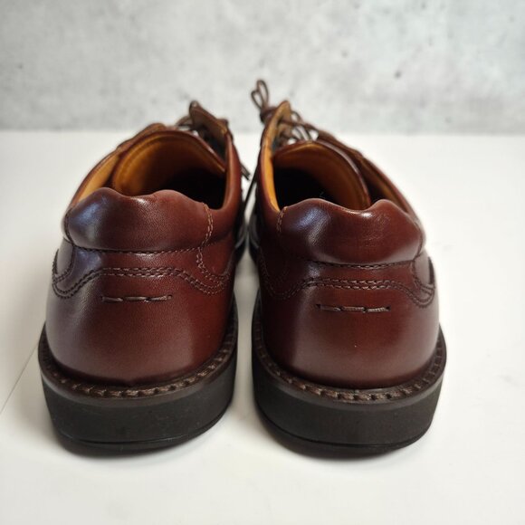 Ecco Brown Leather Oxfords - Picture 8 of 10